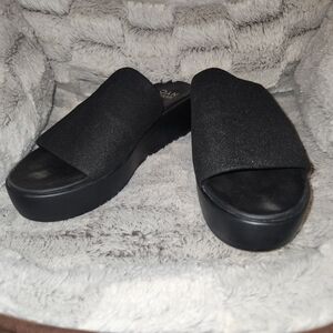 Women's Black Slide Sandals